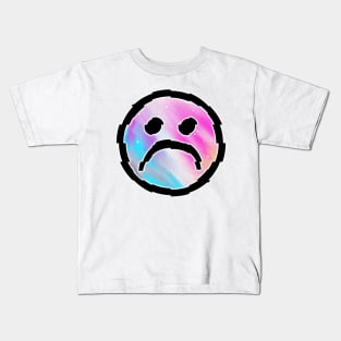 Unhappy emoji Kids T-Shirt